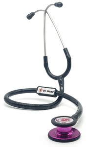 Dr. Head Double Head Pink Color Finish Stethoscope for Doctors ...