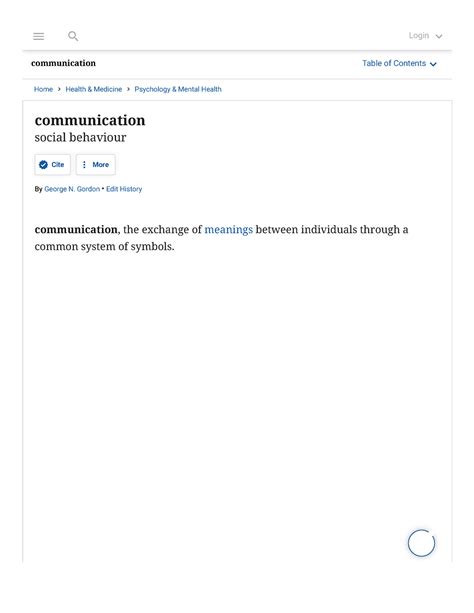 Communication Definition, Types, Examples, & Facts Britannica - Home ...