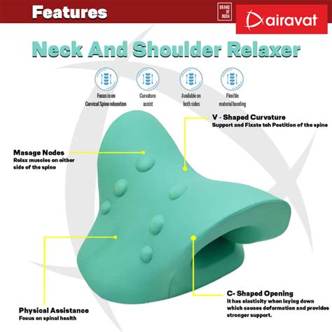 Airavat Neck and Shoulder Relaxer - Cervical Pillow for Pain Relief