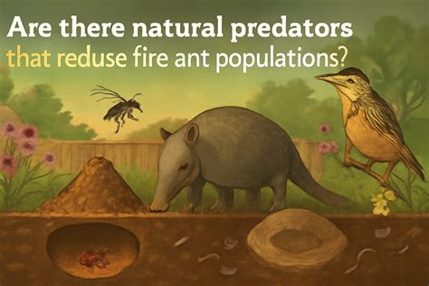 Are There Natural Predators That Reduce Fire Ants (Yard)?