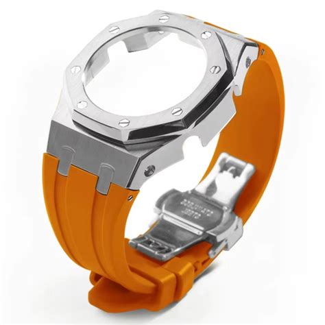 Casio G-shock Mod Kit Metal Watchband and Metal Case for GM-2100 and G ...