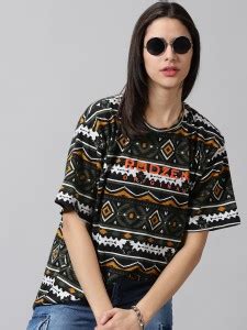 Bandhani Womens Tshirts - Buy Bandhani Womens Tshirts Online at Best ...