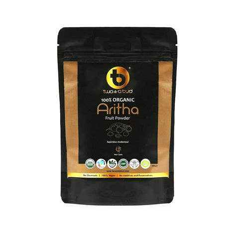 Two and A Bud 100% Organic Aritha Fruit Powder 200gm - Cureka - Online ...