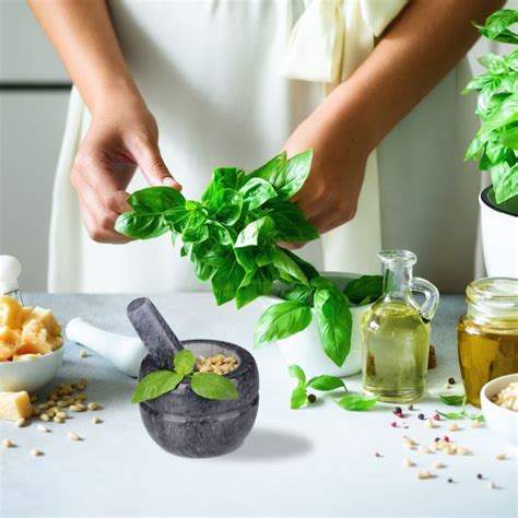 Buy Marble Mortar and Pestle Grey Black HERE