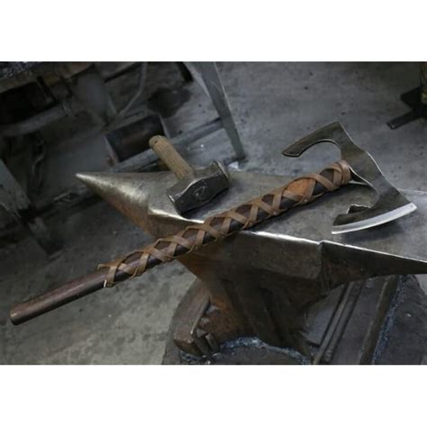 Double Headed Viking Bearded Axe with Leather Sheath India | Ubuy