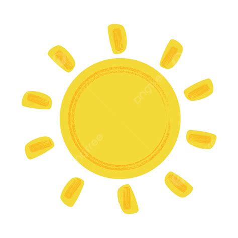 Yellow Sun Clipart PNG Images, Sun Clipart Yellow Cartoon Cute Sun, Sun ...