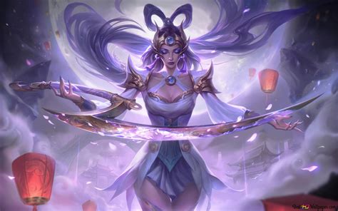 Lunar Goddess 'Diana' Pearl Chroma Chinese Skin - League of Legends ...
