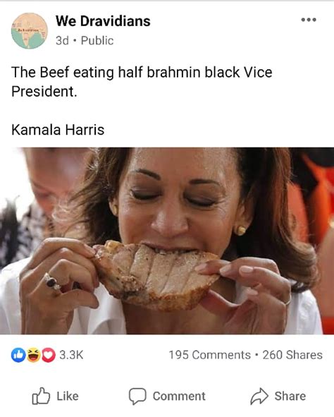 রাষ্ট্রপতি নির্বাচনের পর বীফ খাননি কমলা হ্যারিস ,বছর পুরোনো পর্ক খবর ...