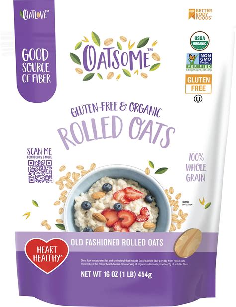 Amazon.com: Organic Rolled Oats with Ancient Grains and Seeds, Gluten ...