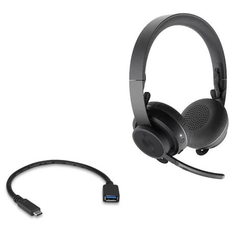 BoxWave Cable Compatible with Logitech Zone Wireless Headset - USB ...