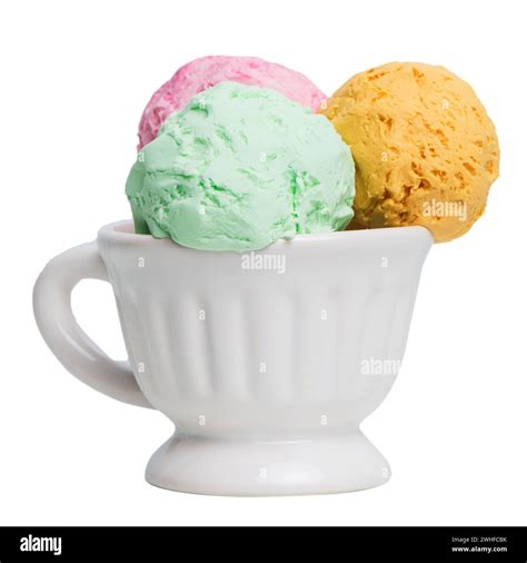 Ice cream balls Stock Photo - Alamy