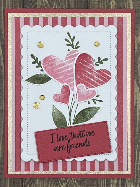 DIY Valentine's Day card for friends