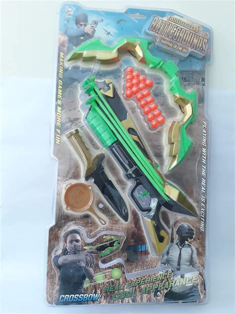Anvi 2 in 1 PUB-G Theme Gun/Crossbow Teer Kaman Set with Assault Rifle ...