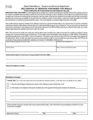 Bill Of Sale Form New Mexico Affidavit Of Resale Form | pdfFiller