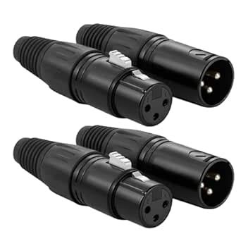 DEVICE OF URBAN INFOTECH XLR Connectors, 3 Pin Male & 3 Pin XLR Female ...