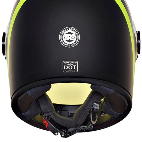 Royal Enfield FF Drifter V2 Matt Black White Helmet– Moto Central