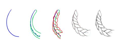 Image result for Braid Drawing Tutorial