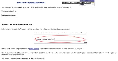 Image result for RockAuto Discount Codes