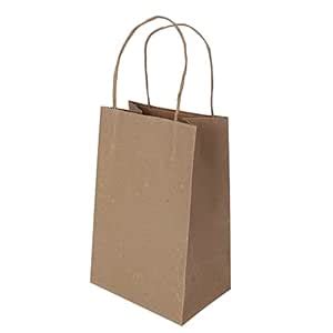 e kysa basics Brown Kraft Paper Carry/Gift/Cloth/Grocery Recycled Eco ...
