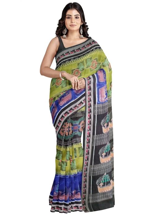 Nirguna: Traditional Bandha/Ikat Art Sambalpuri Cotton or Silk Sarees ...