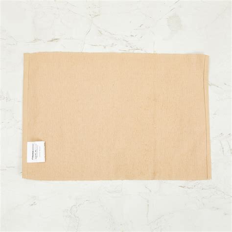 Buy Kale Solid Placemat - Cotton - Placemat: 33 cm x 48 cm -Beige from ...
