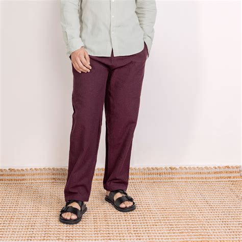Men's Lounge Pant | Maroon | Fits Waist Size 28" to 36" by Hope - House ...