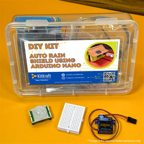 DIY - Auto Rain Shield for Clothes Kit - Arduino Nano – Kitkraft