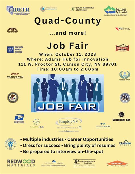 Quad County job fair in Carson City on Wednesday | Carson City's ...