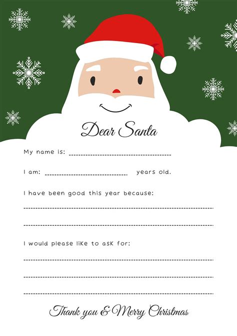 Free Printable Secret Santa Letter Template - DRCullings Templates