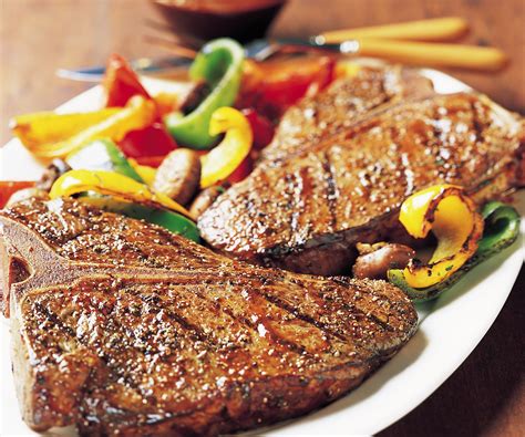 Steak Recipes T Bone Steak Grill Steak Rare T-bone Steak With Coffee ...