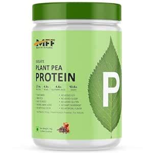 MyFitFuel Clean Plant Pea Protein Isolate (27.4g Protein, 4.9g BCAA, 10 ...