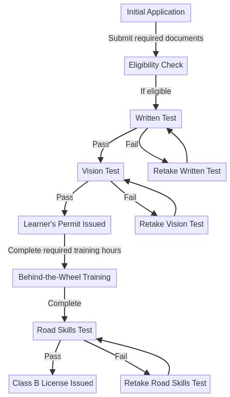 Image result for Class B CDL License