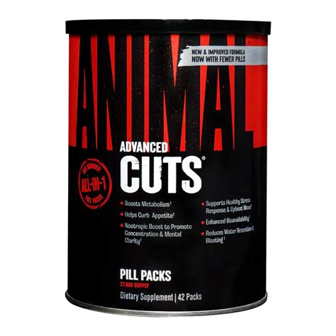 UNIVERSAL ANIMAL CUTS 42 PACKS - India's Leading Genuine Supplement ...