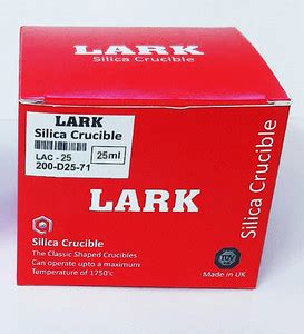 LABSOUL Silica Crucible 25ml Lab-Grade Crucible for Melting Heating ...