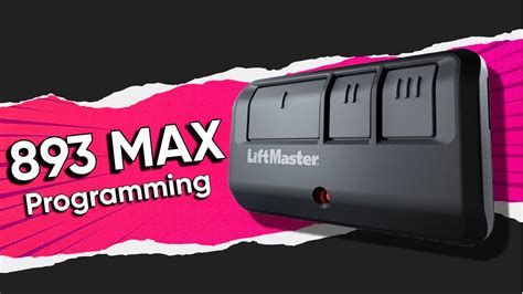 Image result for 893MAX Remote Programming