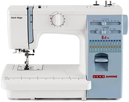 Usha Janome Stitch Magic Automatic Zig-Zag Electric Sewing Machine | 23 ...