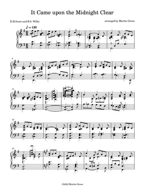 It Came Upon a Midnight Clear - Christmas