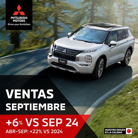 Mitsubishi Motors México reporta un crecimiento del 6% en septiembre, superando el desempeño del ...