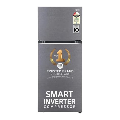 LG 380 L 2 Star Frost Free Double Door Refrigerator ( GL-N412SDSY ...