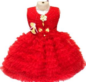 Baby Girls Midi/Knee Length Party Dress Price in India - Buy Baby Girls ...