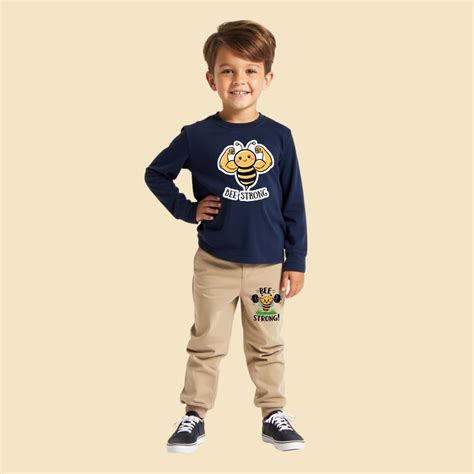 Full Sleeve Comfort Sets for Kids (Navy & Beige) – Dowhile Clothing