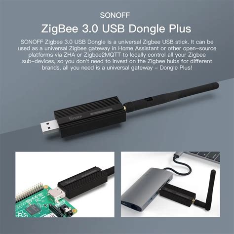 SONOFF ZB Dongle-P Zigbee 3.0 USB Dongle Plus Wireless Zigbee Gateway