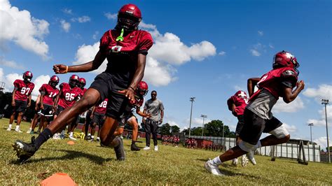 Prattville High School holds football practice