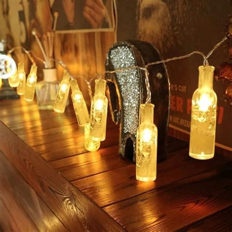 Bottle Shape LED String Lights – Warm White – sparkNbeam