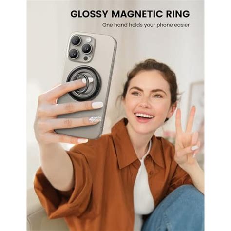 Lamicall Ring | 2025 Upgrade Metal Gear Hinge Magnetic Phone Ring Grip ...