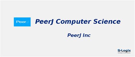 PeerJ Computer Science - Impact Factor | S-Logix