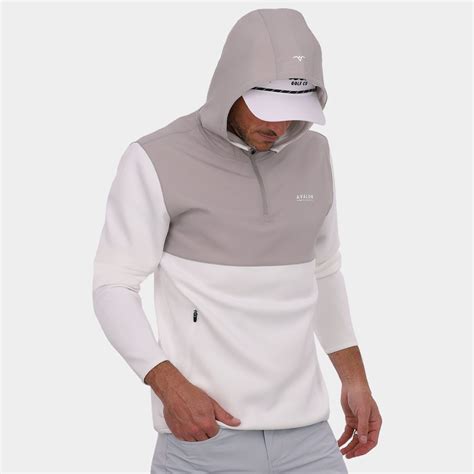 Shop the Players Golf Hoodie: White | Avalon Men's Golf Apparel
