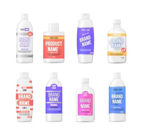 Premium Vector | Label plastic bottles