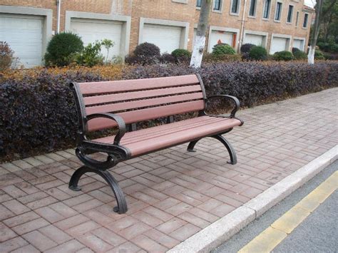 销售户外公园休闲椅小区塑木长椅座椅户外景观园林铸铁欧式靠椅子-阿里巴巴