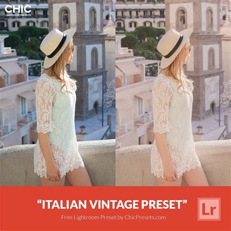 Free Lightroom Preset | Italian Vintage - Download Now!